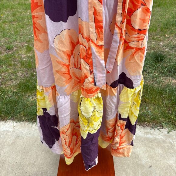 Anthropologie Maeve Floral Wrap Maxi Dress - Picture 7 of 10